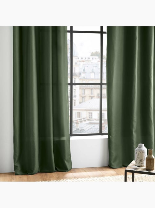 Rideau à œillets - Microfibre légère - Absolu - Kiabi