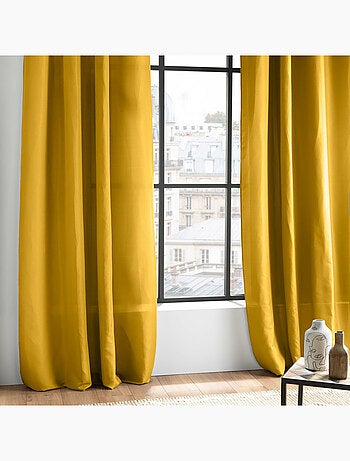 Rideau à œillets - Microfibre légère - Absolu