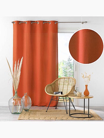 Rideau à œillets - Microfibre légère - Absolu