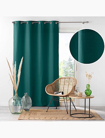 Rideau à œillets - Microfibre légère - Absolu