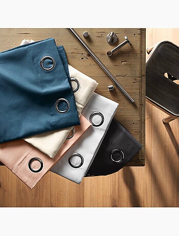 Rideau à œillets - Microfibre légère - Absolu