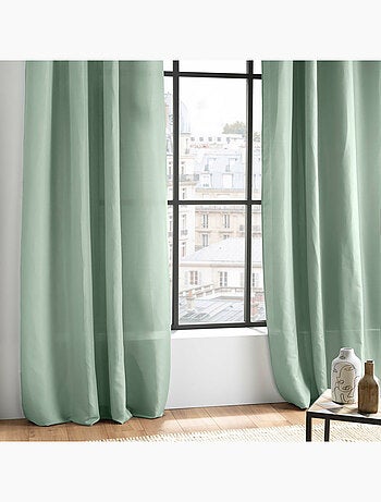 Rideau à œillets - Microfibre légère - Absolu