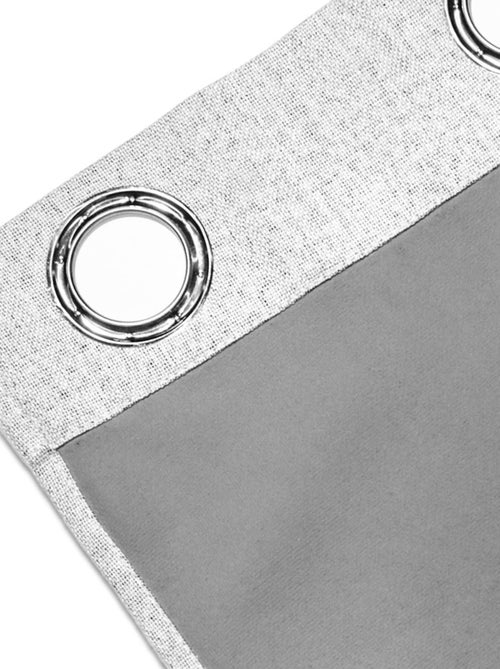 Rideau à oeillets 100% occultant ECLIPSE, par Soleil d'Ocre - Kiabi