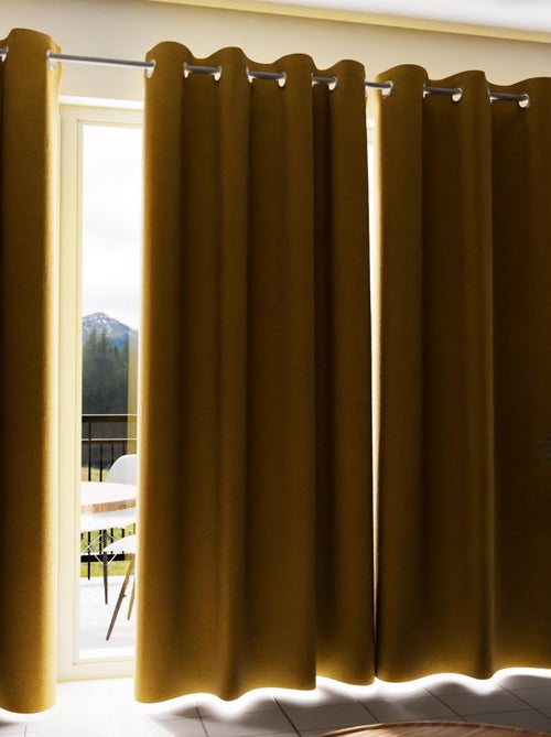 Rideau à oeillets 100% occultant ECLIPSE, par Soleil d'Ocre - Kiabi