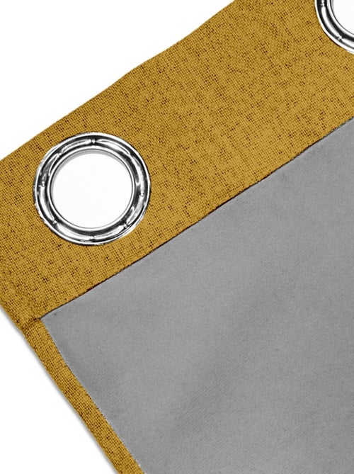 Rideau à oeillets 100% occultant ECLIPSE, par Soleil d'Ocre - Kiabi