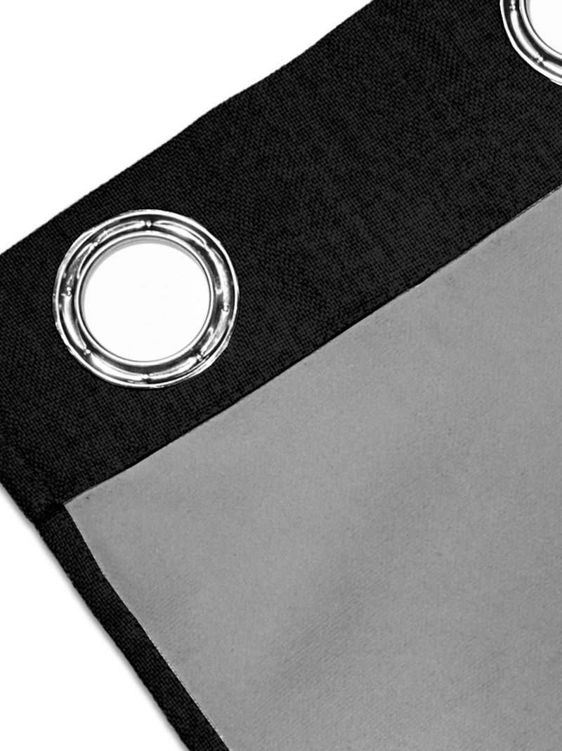 Rideau à oeillets 100% occultant ECLIPSE, par Soleil d'Ocre Noir - Kiabi