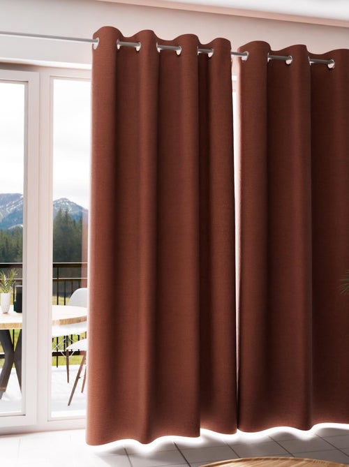 Rideau à oeillets 100% occultant ECLIPSE, par Soleil d'Ocre - Kiabi