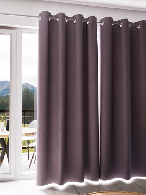 Rideau à oeillets 100% occultant ECLIPSE, par Soleil d'Ocre - Kiabi