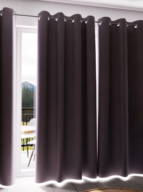 Rideau à oeillets 100% occultant ECLIPSE, par Soleil d'Ocre - Kiabi