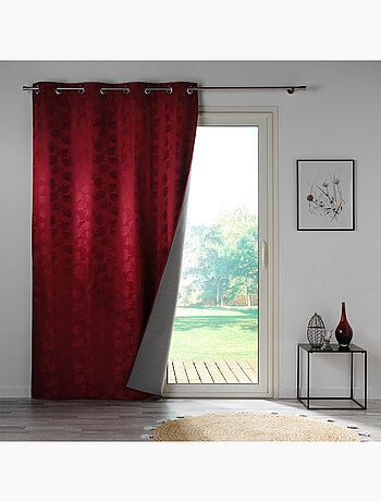 Rideau à œillets – 100% Occultant Jacquard Lunella