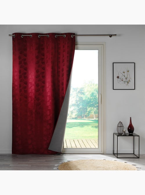 Rideau à œillets – 100% Occultant Jacquard Lunella - Kiabi