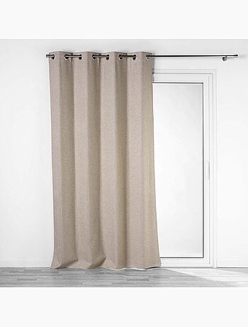 Rideau à œillets 100% occultant thermique - Modèle Crépuscule