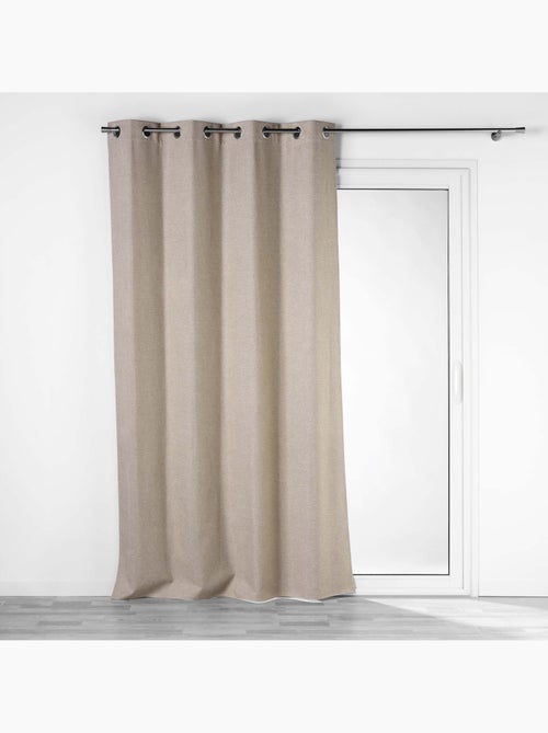 Rideau à œillets 100% occultant thermique - Modèle Crépuscule - Kiabi