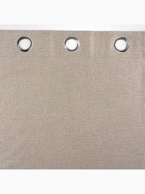 Rideau à œillets 100% occultant thermique - Modèle Crépuscule - Kiabi