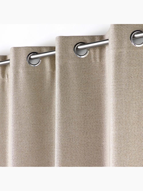 Rideau à œillets 100% occultant thermique - Modèle Crépuscule - Kiabi