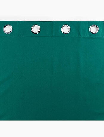 Rideau à oeillets 100% occultant/microfibre unie obscure