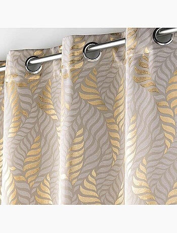Rideau a oeillets 100% Polyester