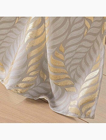 Rideau a oeillets 100% Polyester