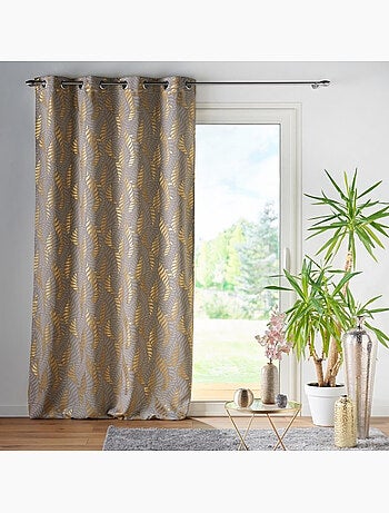 Rideau a oeillets 100% Polyester