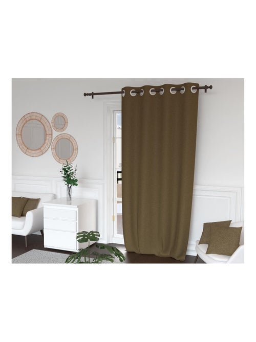 Rideau à oeillets 135x250 cm ARTHUR, par Soleil d'Ocre - Kiabi