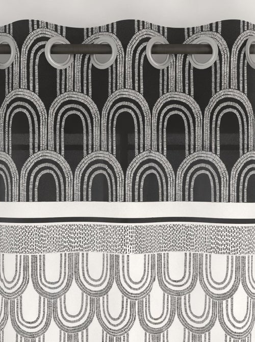 Rideau à oeillets 135x250 cm DUNE, par Soleil d'Ocre - Kiabi