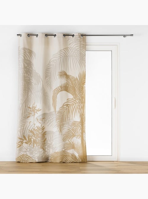 Rideau a oeillets 140 x 260 cm coton/polyester imprime baobab des. place Sans - Kiabi