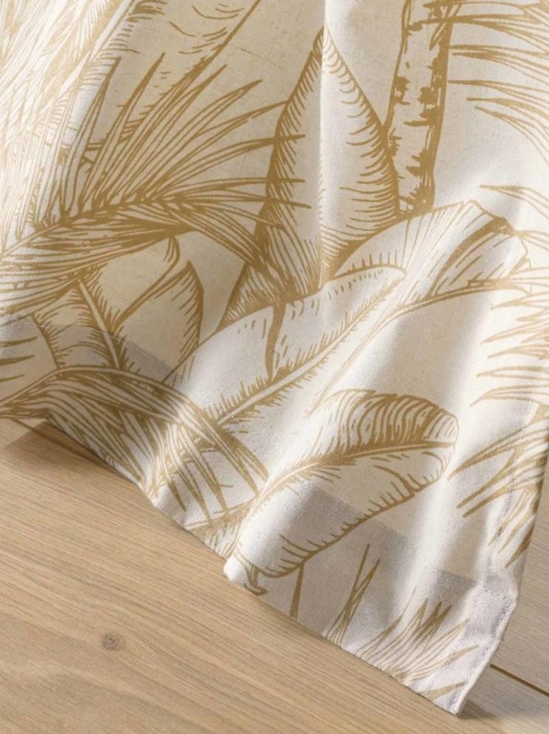 Rideau à œillets 140x240 DUNE Beige - Kiabi