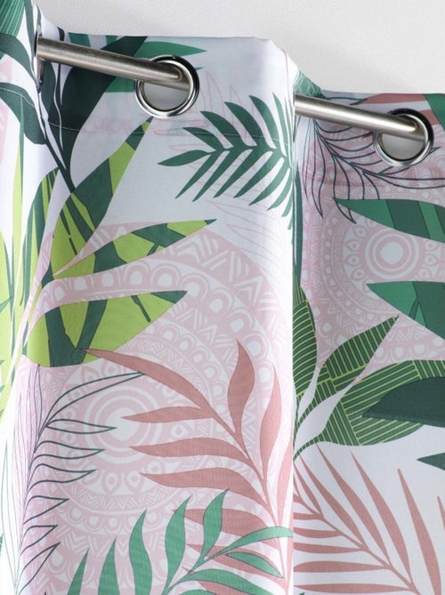 Rideau à œillets 140x260 Assana Rose - Kiabi