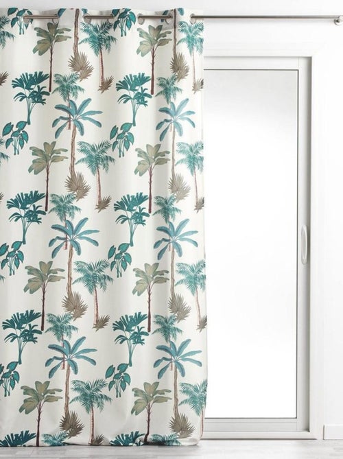 Rideau à œillets 140x260 Banany - Kiabi