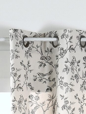 Rideau à œillets 140x260 cm CLARINE écru