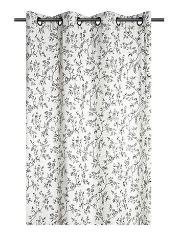 Rideau à œillets 140x260 cm CLARINE écru