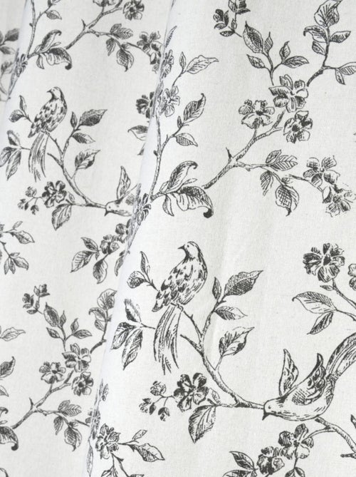 Rideau à œillets 140x260 cm CLARINE écru - Kiabi