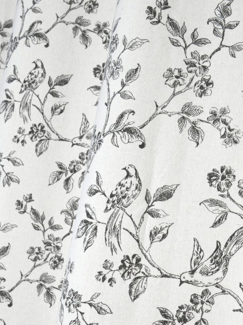 Rideau à œillets 140x260 cm CLARINE écru Beige - Kiabi