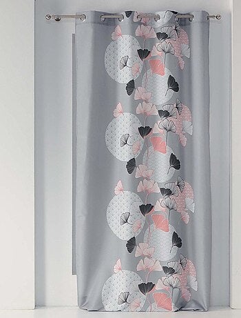 Rideau à œillets 140x260 Eden blush gris