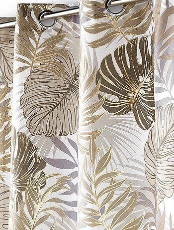 Rideau à œillets 140x260 métallisé Mogador