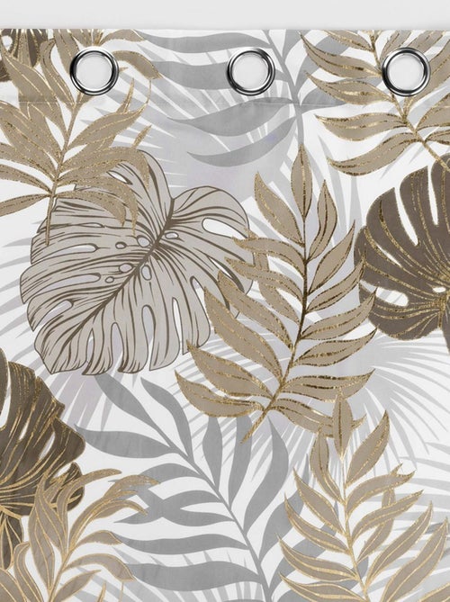 Rideau à œillets 140x260 métallisé Mogador - Kiabi