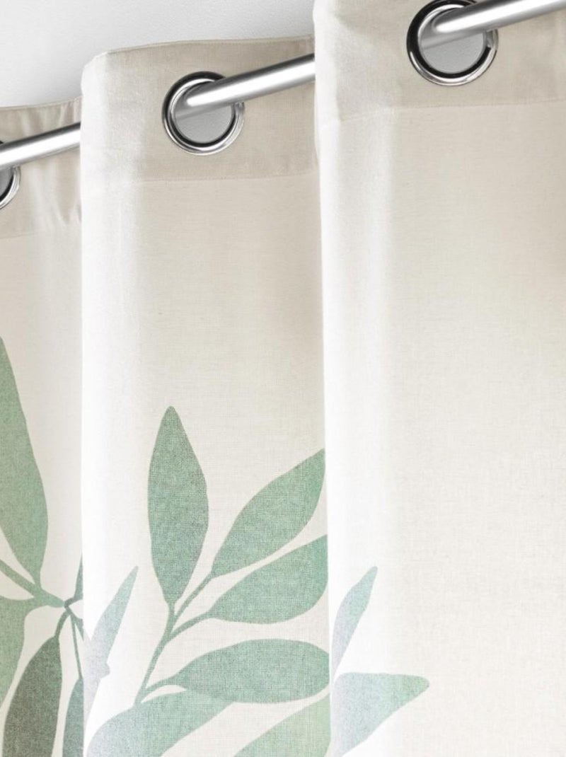 Rideau à œillets 140x260 NYMPHEA Beige - Kiabi