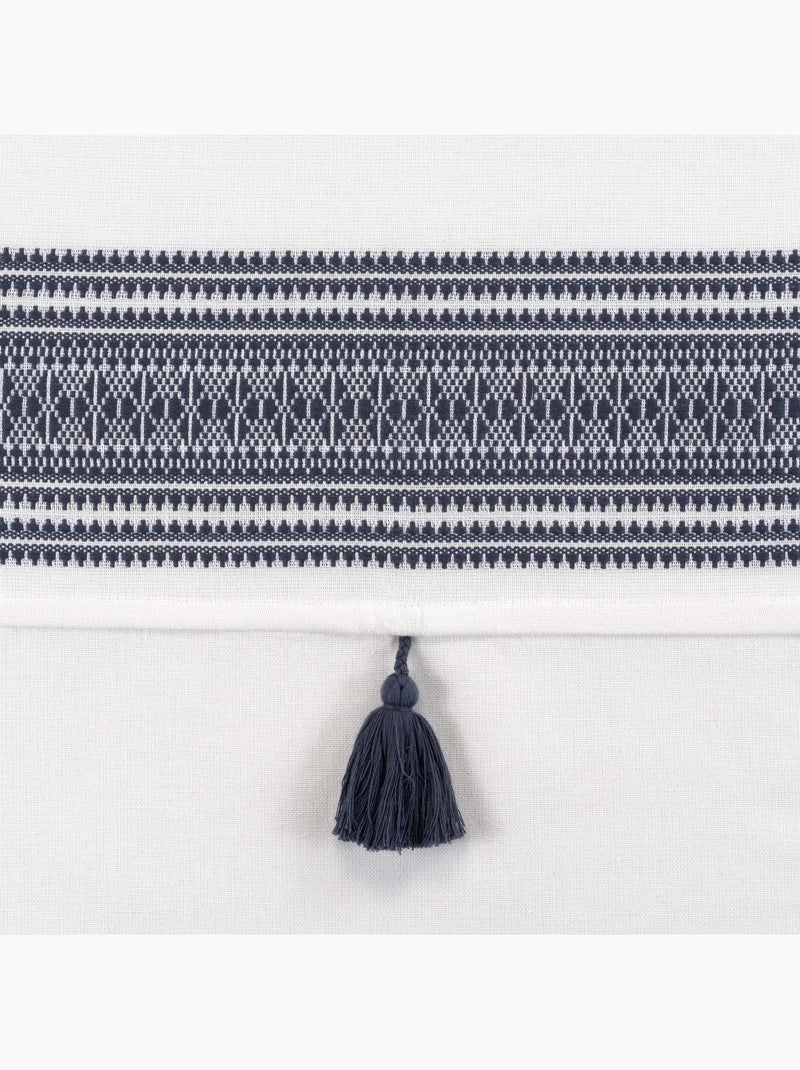 Rideau a oeillets amaya Bleu - Kiabi