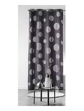 Rideau a oeillets Argent Artifice