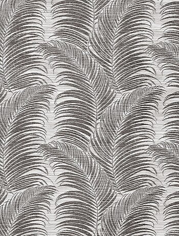 Rideau à oeillets aux motifs palmes