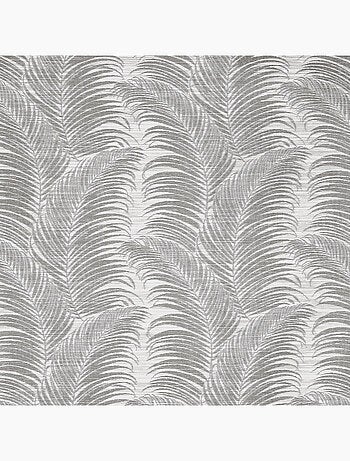 Rideau à oeillets aux motifs palmes