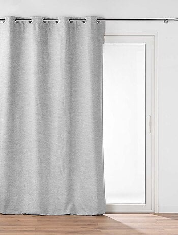 Rideau à oeillets avec doublure amovible