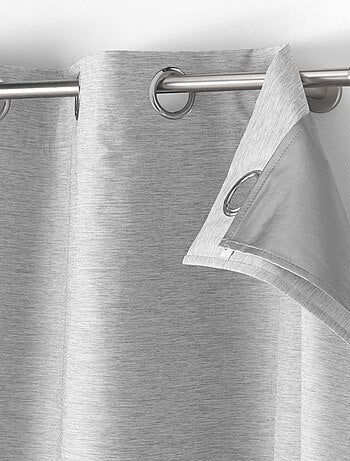 Rideau à oeillets avec doublure amovible