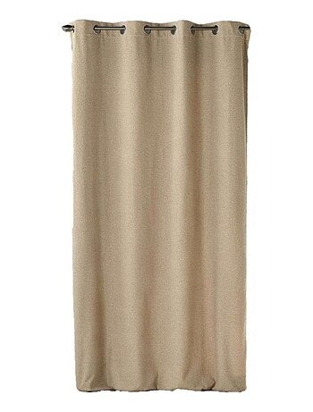 Rideau à œillets BELI - Bouclette unie