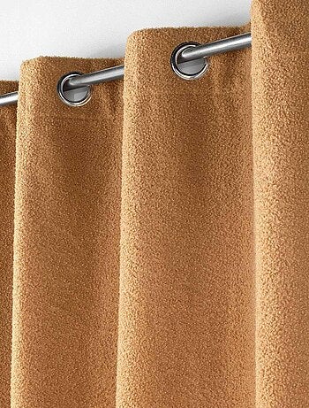 Rideau à œillets BELI - Bouclette unie