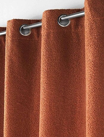 Rideau à œillets BELI - Bouclette unie