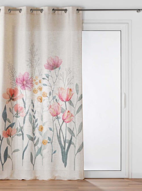 Rideau à oeillets - Kiabi