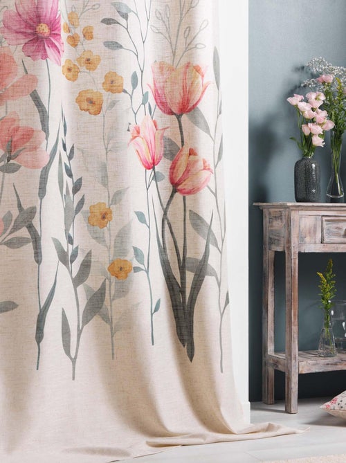 Rideau à oeillets - Kiabi