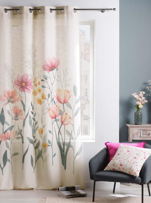 Rideau à oeillets - Kiabi