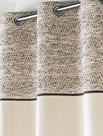 Rideau à Oeillets Camalia Top Jacquard